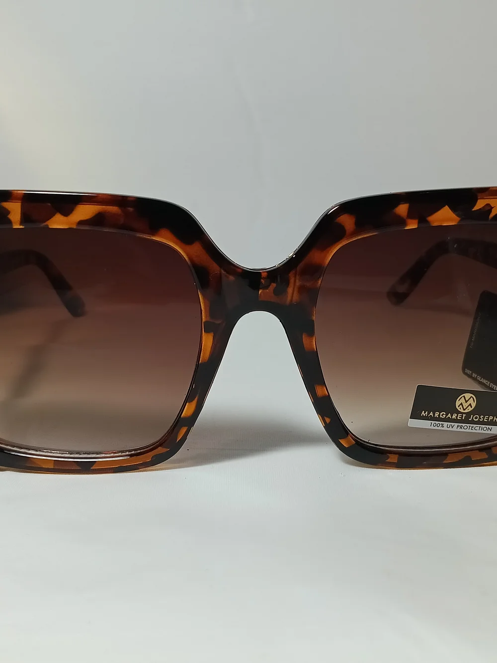 Margaret Josephs Women's Designer Square Sunglasses 100% UV Protection NWT